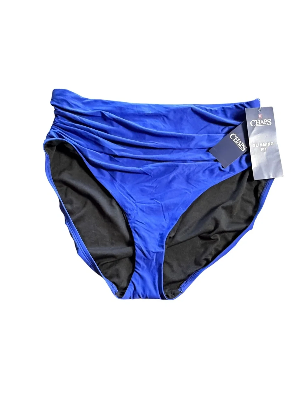 CHAPS slimming fit high waist full coverage swim bottom size 18W NWT